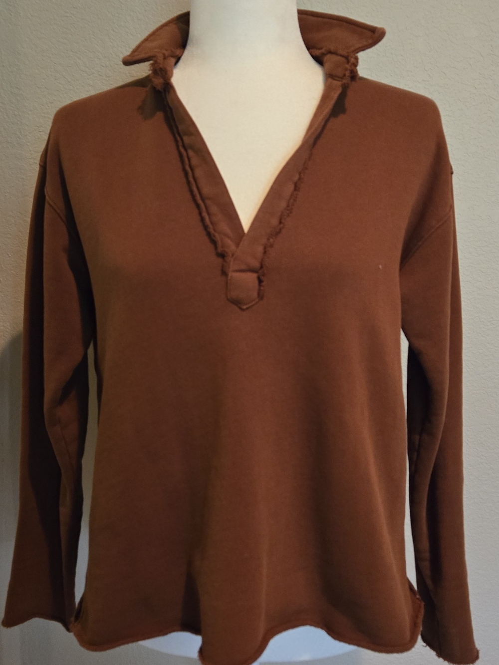Frank & Eileen Patrick Popover Triple Fleece Cinnamon XS